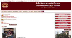 Desktop Screenshot of kvsivasagar.org