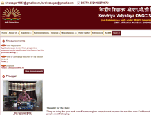 Tablet Screenshot of kvsivasagar.org